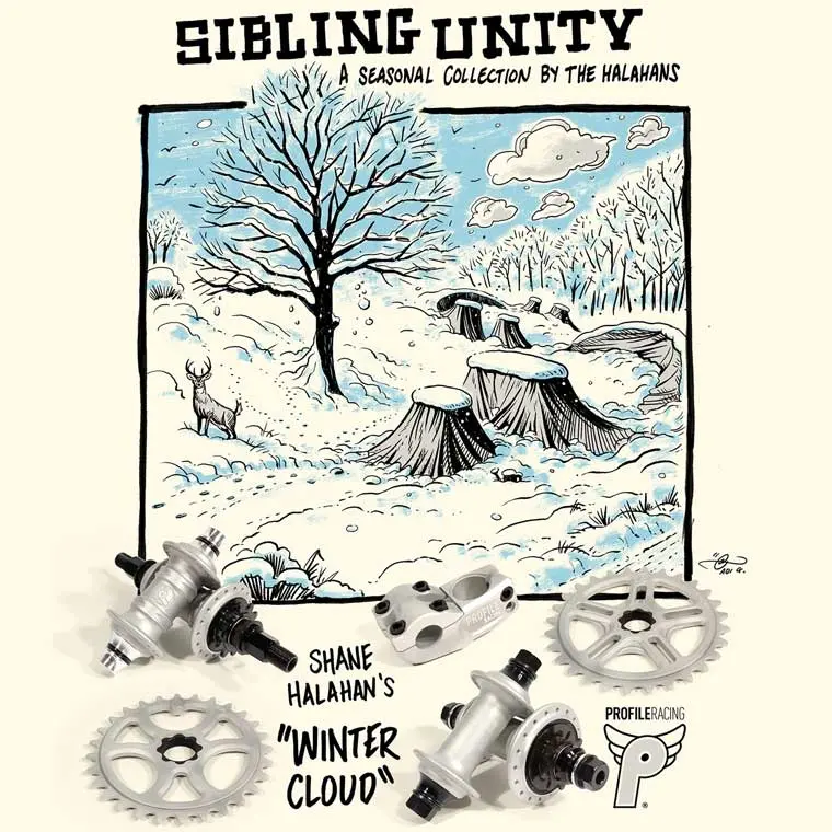 Profile Spline Drive 19Mm Sprocket - Shane Halahan Winter Cloud 1