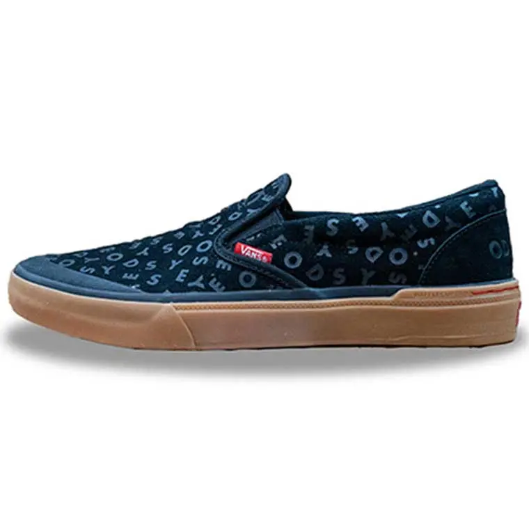 Vans Bmx Slip-On Shoes - Odyssey Black / Red / Gum 1