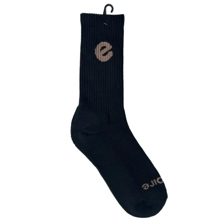 Empire Bmx E Logo Socks - Black / Tan 1