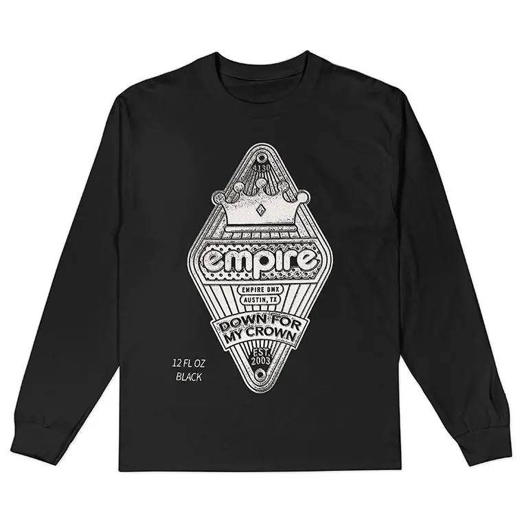 Empire Bmx X Spokesman Coffee Longsleeve Shirt - Badge 1