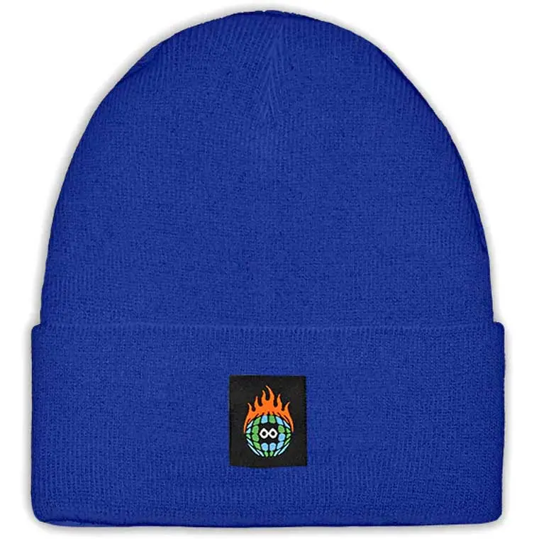 Burn Slow Entertainment Globe Logo Insulated Beanie 1