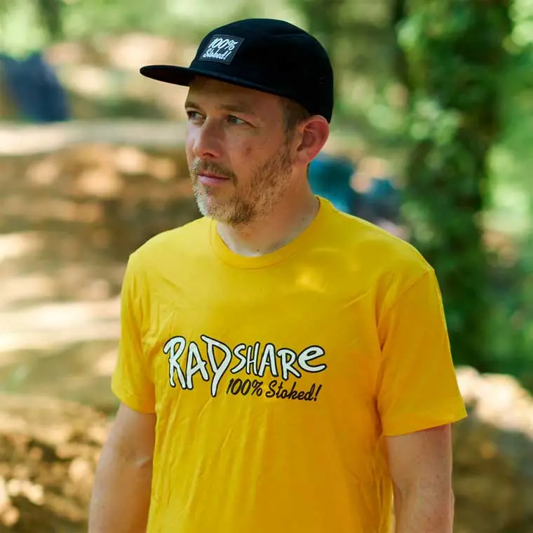 Radshare T-Shirt - 100% Stoked 1