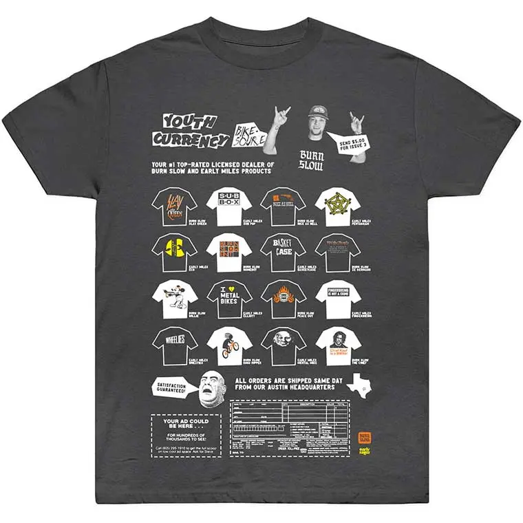 Burn Slow Entertainment Short Sleeve T-Shirt - Mailorder 1