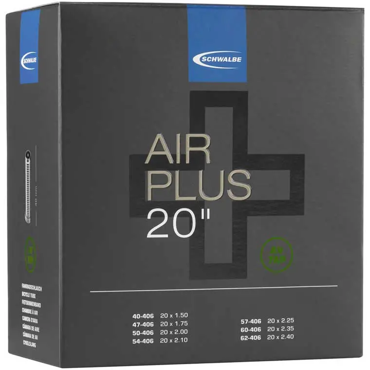 Schwalbe Air Plus Tube (20" X 1.50" - 2.40") 1
