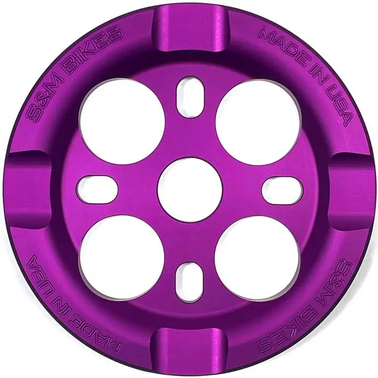 S&M Mid School Guard Sprocket - Matte Purple 1
