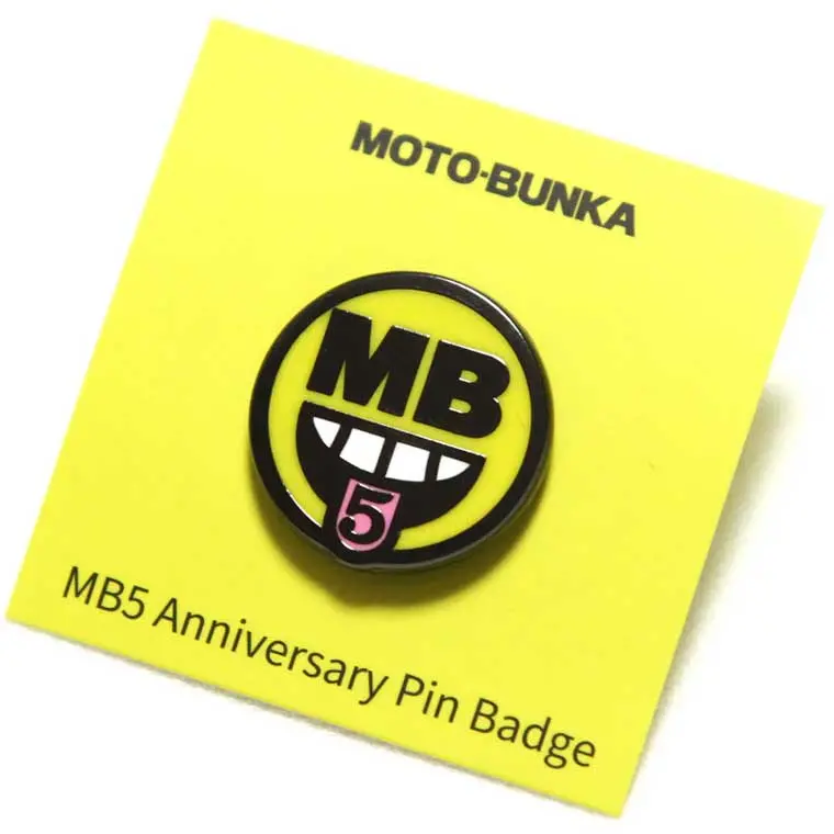 Moto-Bunka Mb5 Years Anniversary Pin Badge 1