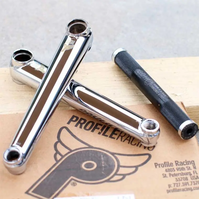 Profile No Boss Race Cranks - Chrome 1