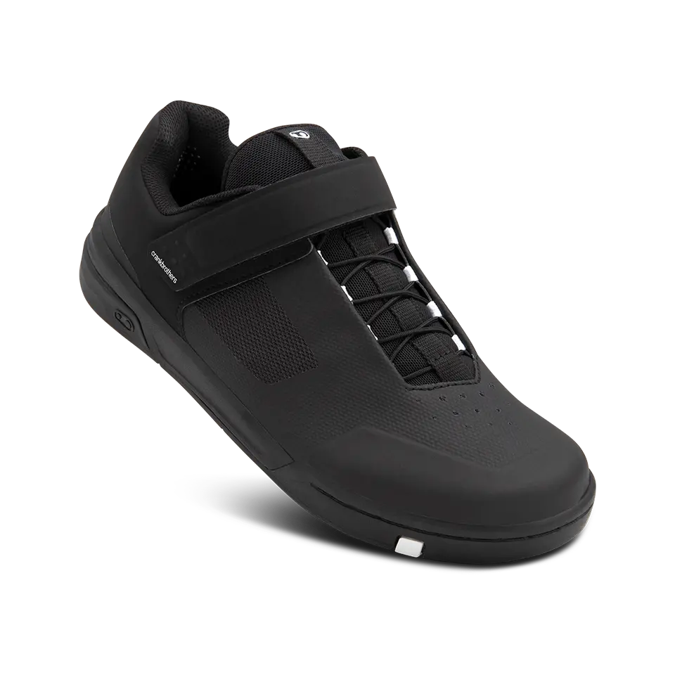 Stamp Speed Lace Flat Shoes - Black/White 1