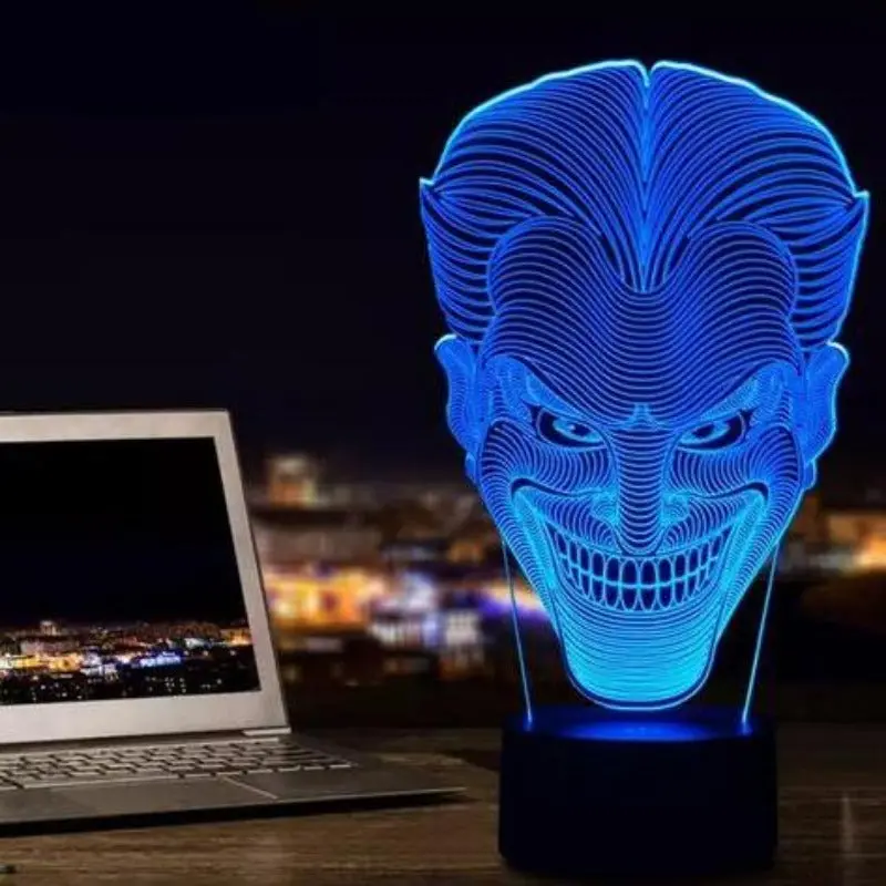 Colorful Led Visual Joker Night Light 1