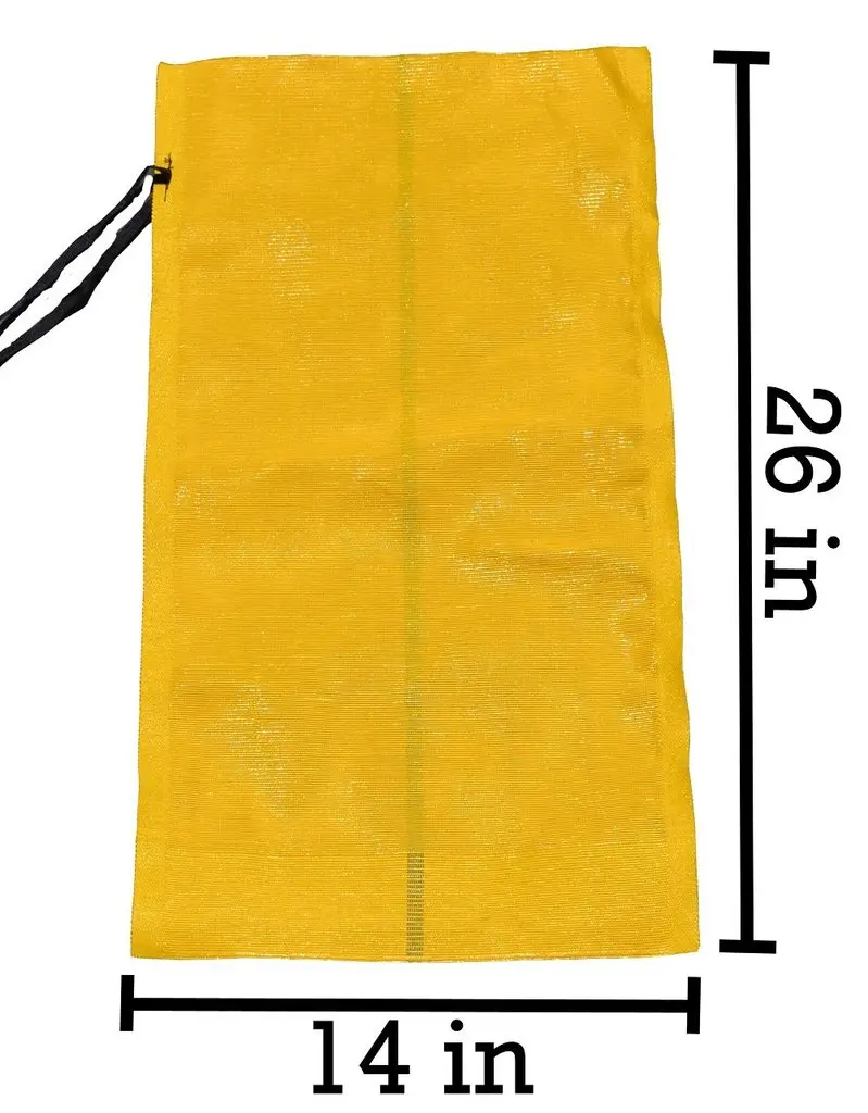 Monofilament Bag Yellow Empty 1