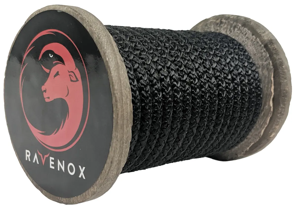 Knit Braid Polyester Rope (Black) 1