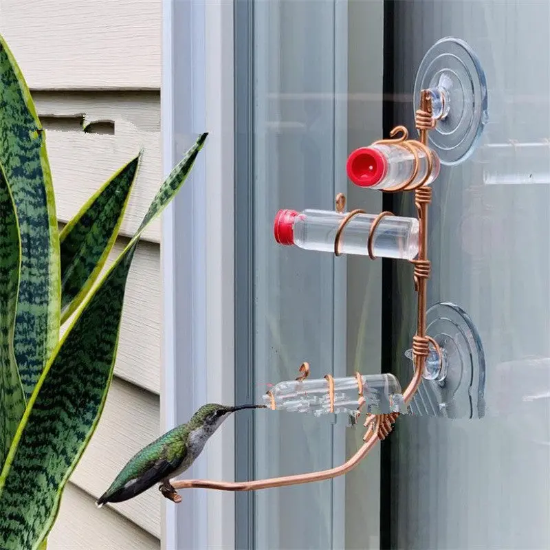 Window Suction Cup Hummingbird Feeder 1
