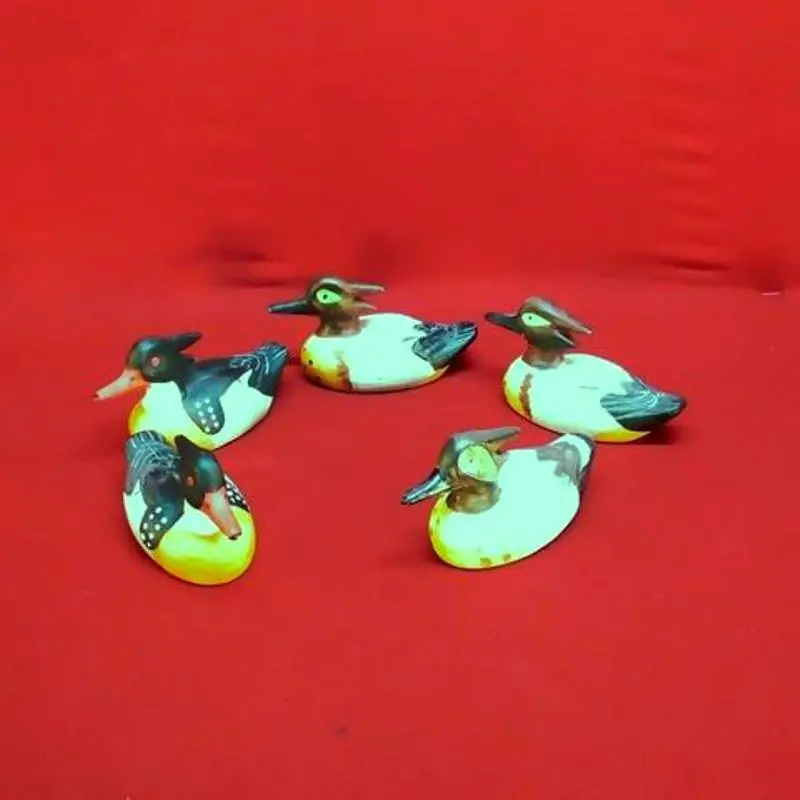 Hand Painted Porcelain Woodland Ducks 1