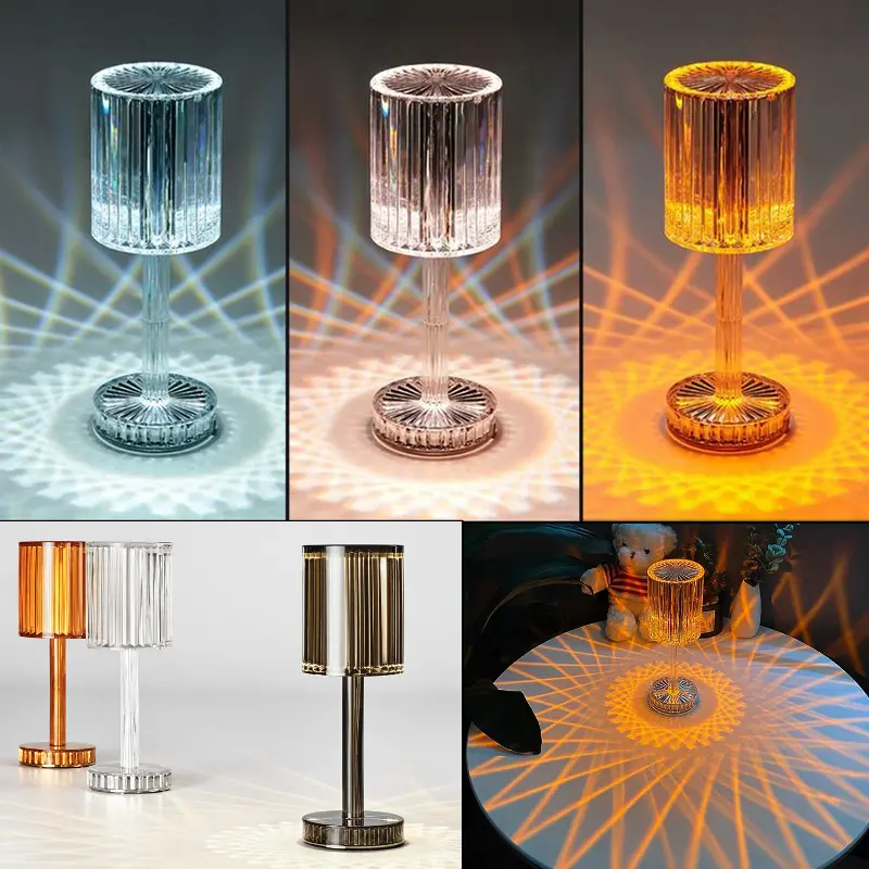 Romantic Diamond Led Light Table Lamp 1