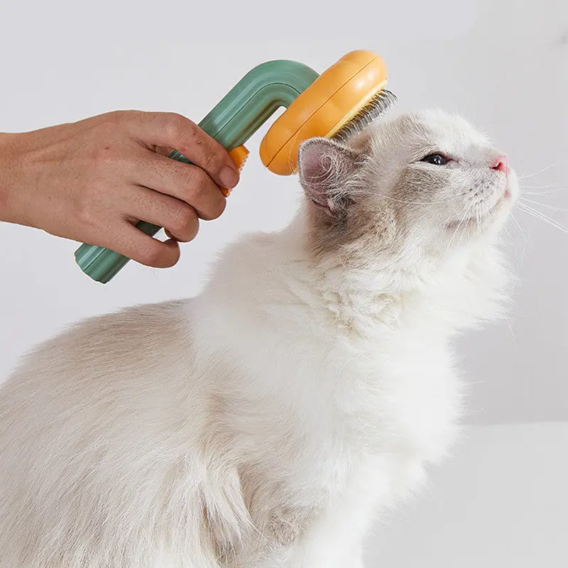 Self-Cleaning Cat Wire Comb Brush 2