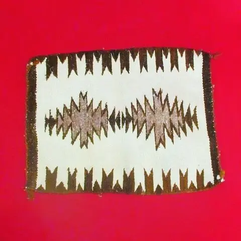 True Vintage Hand-Woven Navajo Rug 1