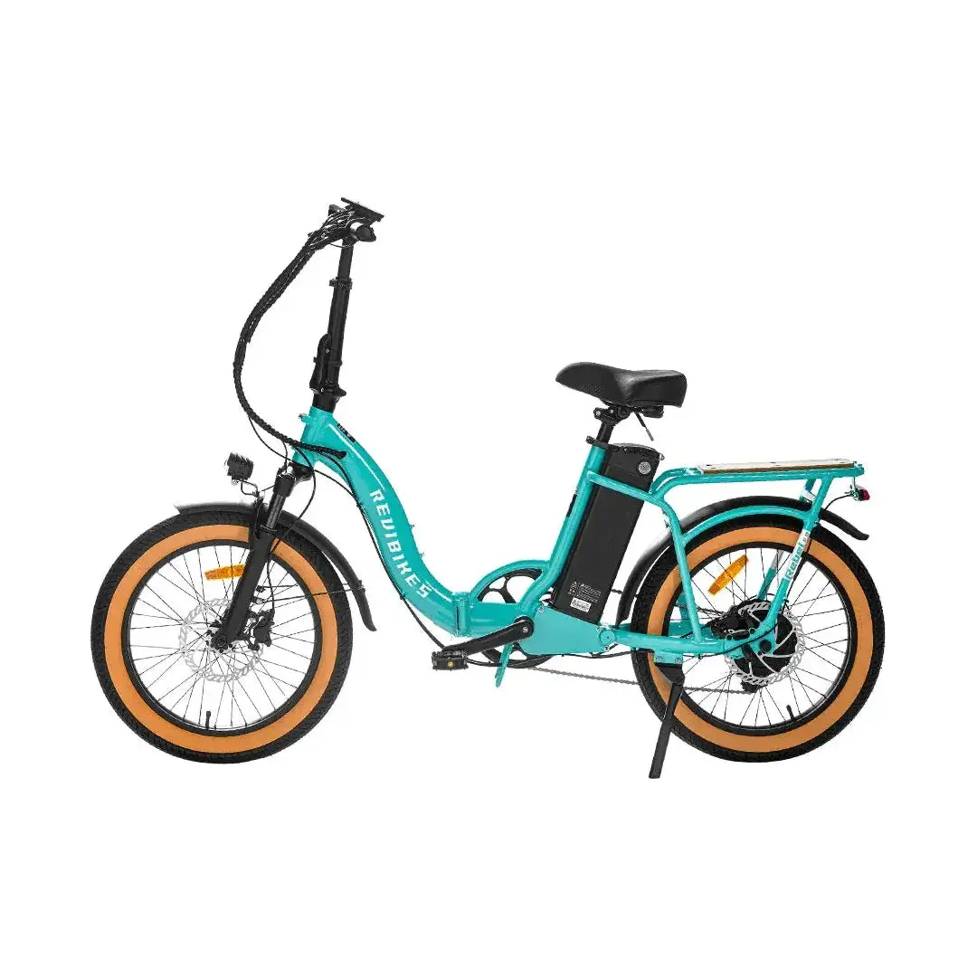 Revi Bikes Rebel .2 - 20 Inch Fat Tire Folding Electric Bike - 750 Watt, 48V 1
