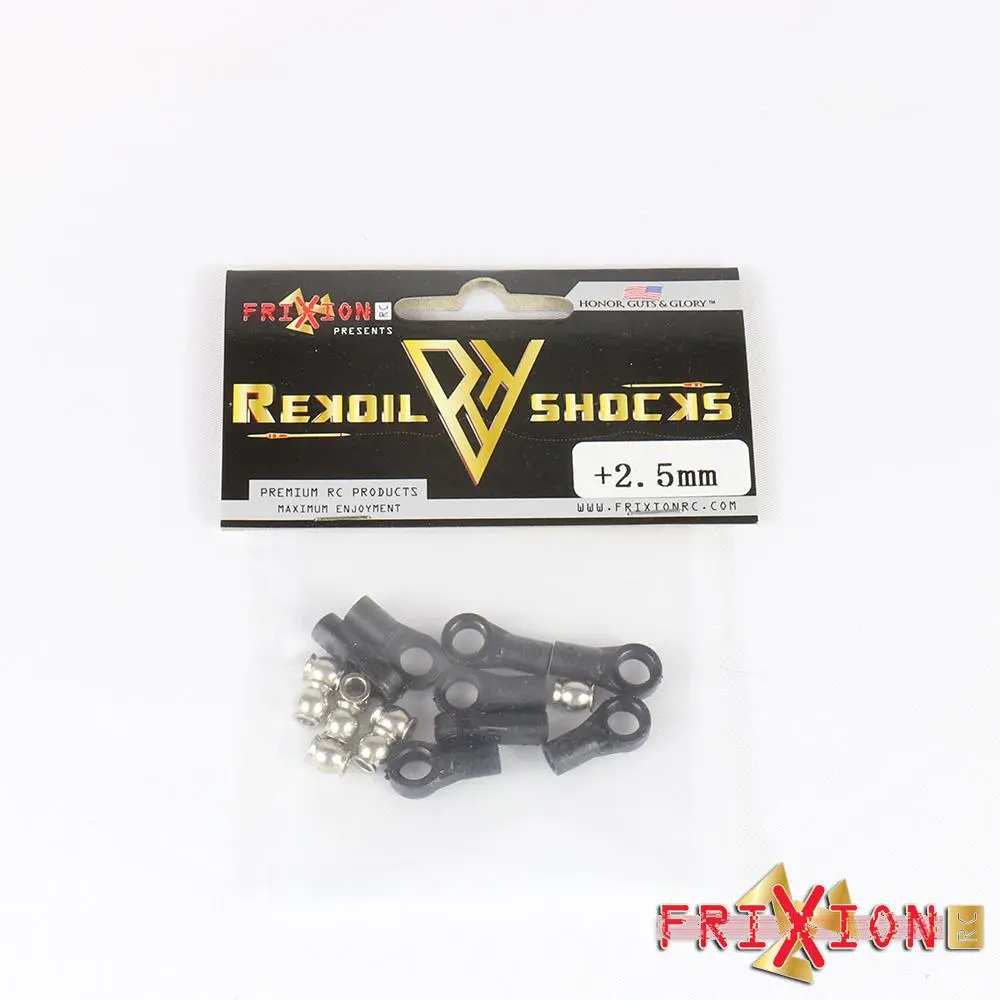 Frixion Rc Rekoil Shock 2.5Mm Rod End Pack // 8 Per Pack 1