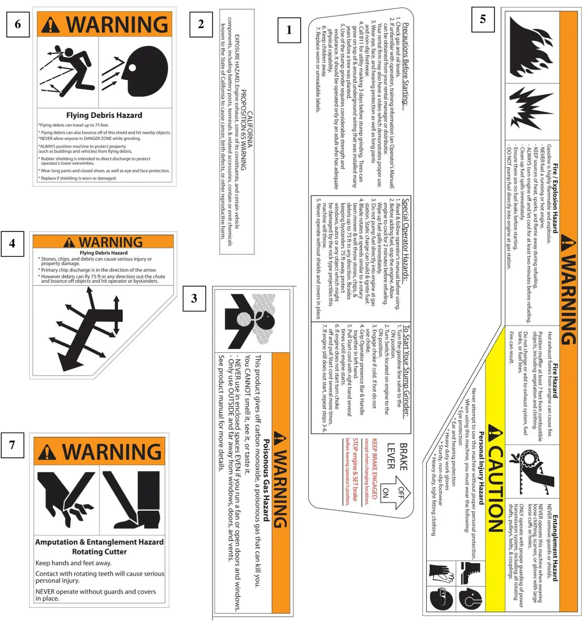 (786100) Decal Set-Mini Sg --- Qty (1) 1