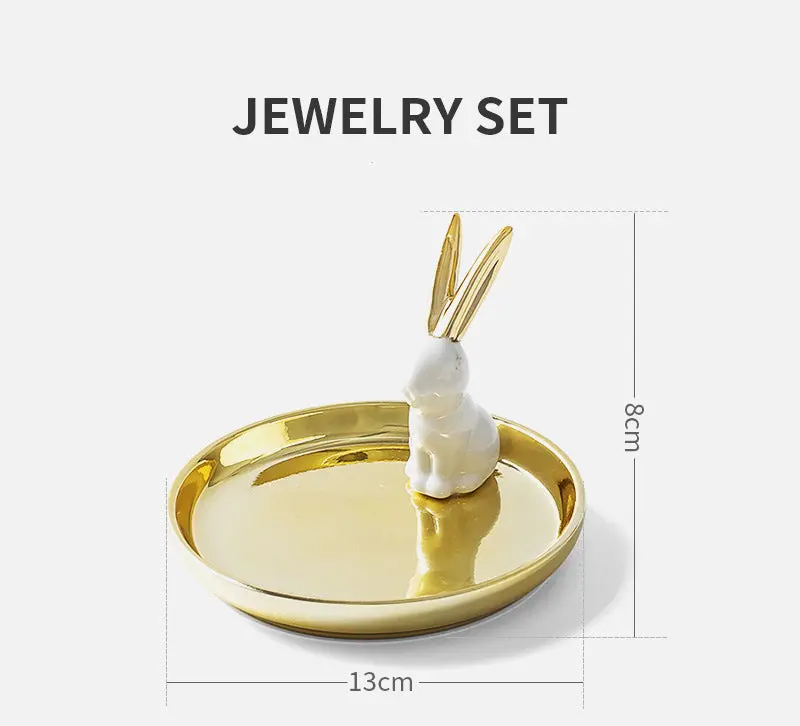 Jewelry Stand Hanging Tray Gold C 18