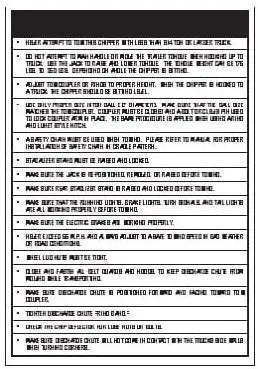 (29456) Decal Towing Instructions 1