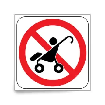 No Baby Strollers [Symbol] Ps-111(Ca) 1