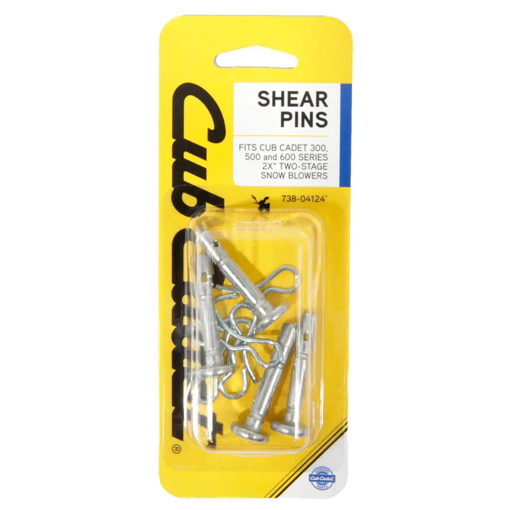 Cub Cadet 2X Shear Pins (490-241-C063) 1