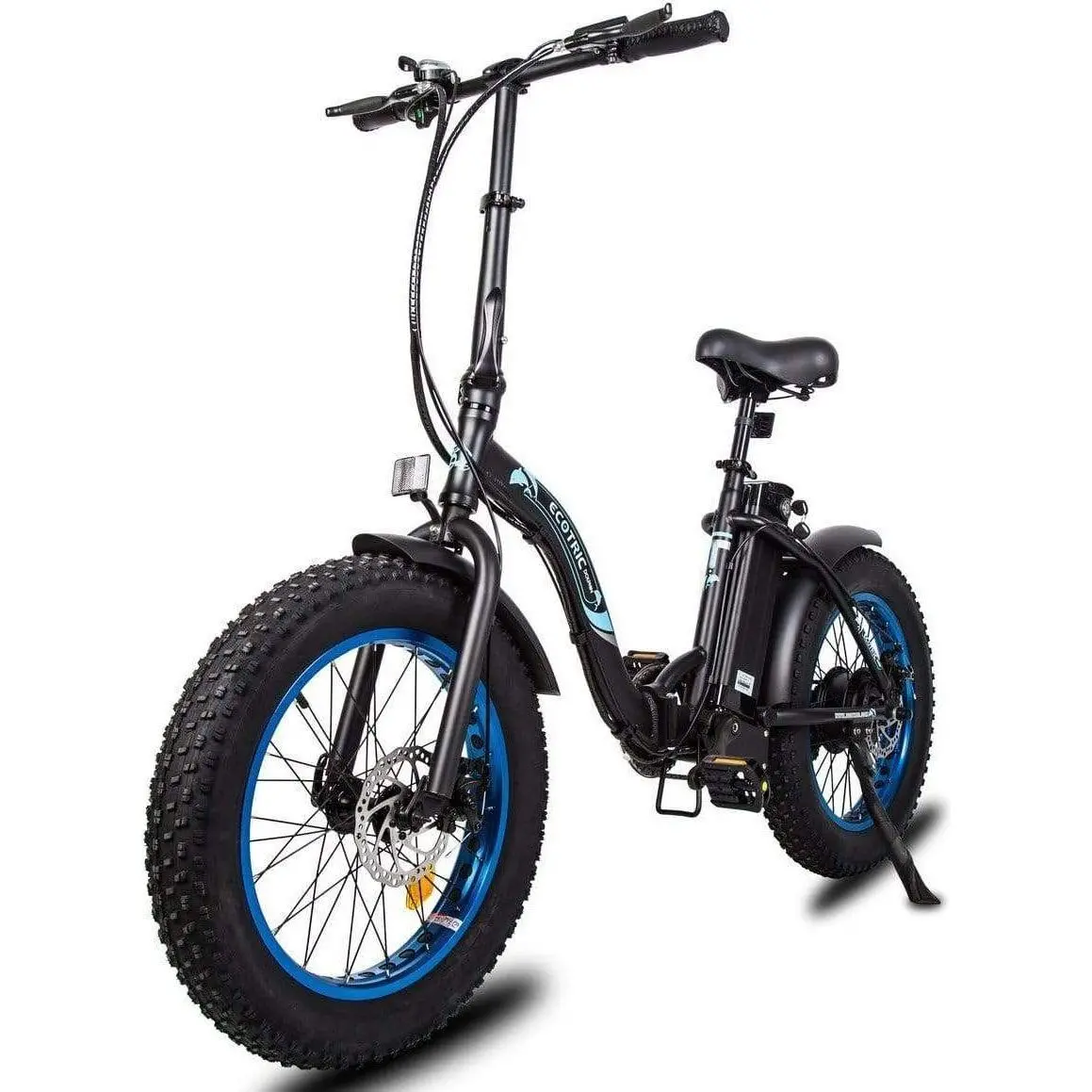 Ecotric Dolphin (Ul Certified Edition) 20" Fat Tire Folding Electric Bike - 500 Watt, 36V 2