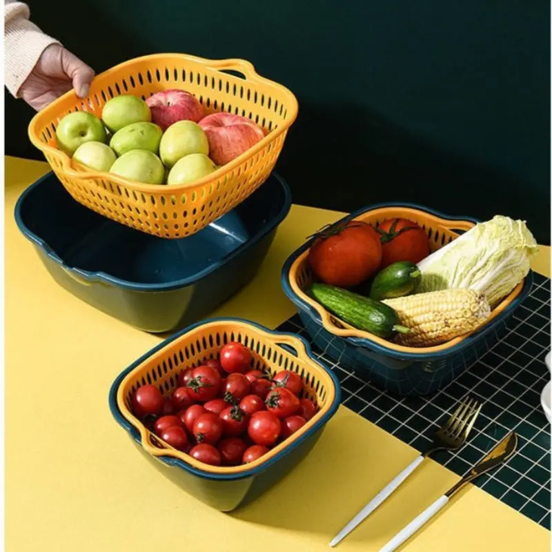 Six-Piece Large Drainage Basket Set 1