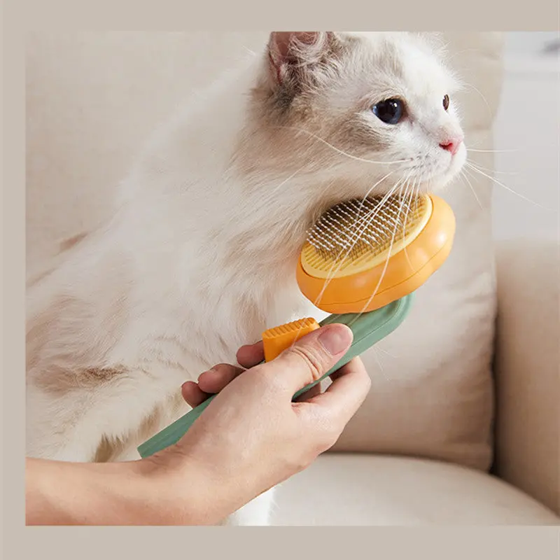 Self-Cleaning Cat Wire Comb Brush 3