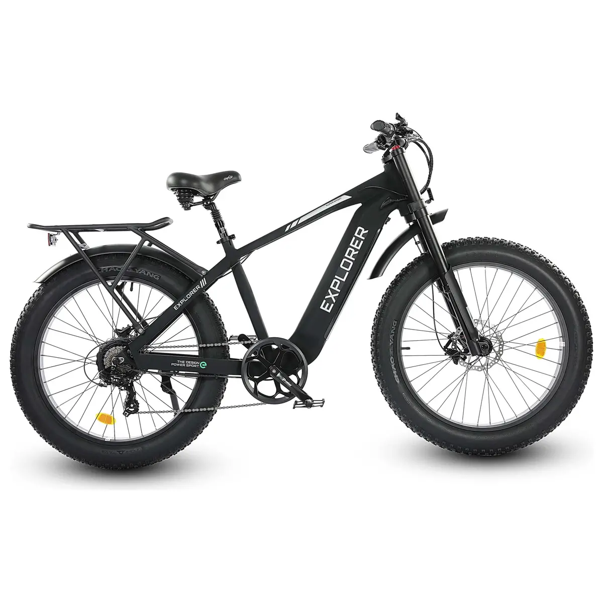 Ecotric Explorer Fat Tire Electric Bike With Rear Rack - 750 Watt, 48V - Class 2 1