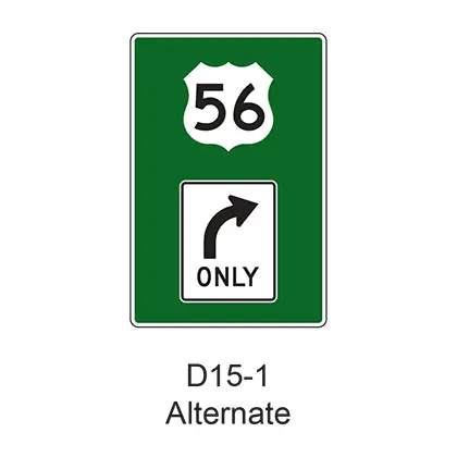 Combination Lane-Use Destination Route Name D15-1A 1