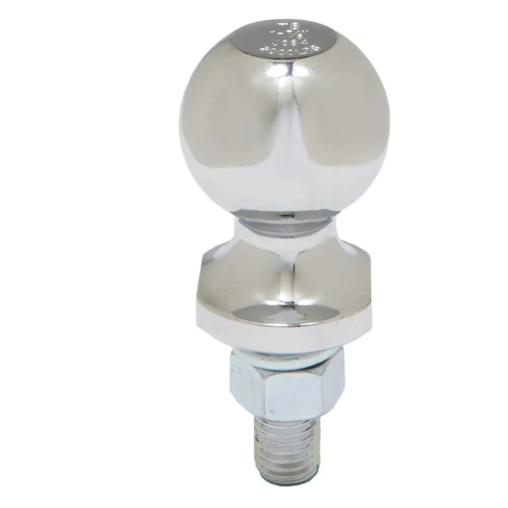(32713.Ult) Ultra-Tow Chrome Hitch Ball 1-7/8-In. Ball | 5/8-In. Dia. X 1-3/4-In .L Shank | 2000-Lb. Cap 1