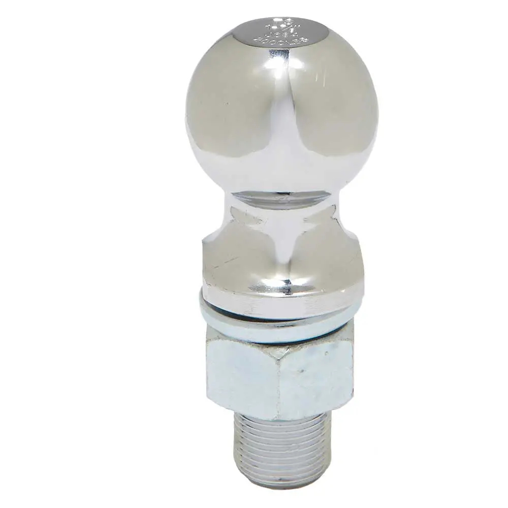 (32716.Ult) Ultra-Tow Chrome Hitch Ball 1-7/8-In. Ball | 1-In. Dia. X 2-1/8-In. L Shank | 2000-Lb. Cap 1