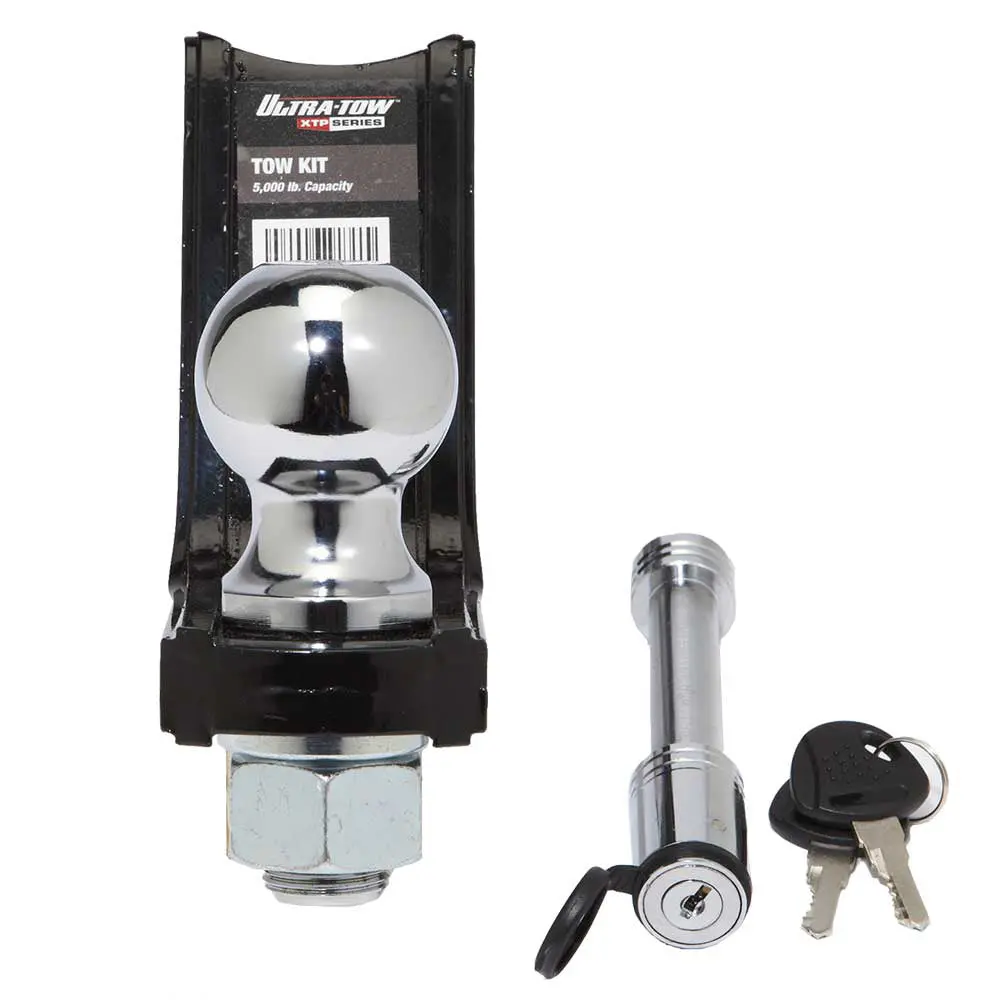 (33598.Ult) Ultra-Tow Xtp Receiver Hitch Starter Kit | Class Iii | 4-In. Drop | 5000-Lb. Tow Weight | Locking Pin 2