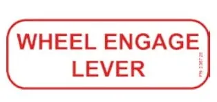 (336726) Decal, Wheel Control (Ph50b) 1