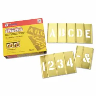 Brass Stencil 2" Letters #'S 1