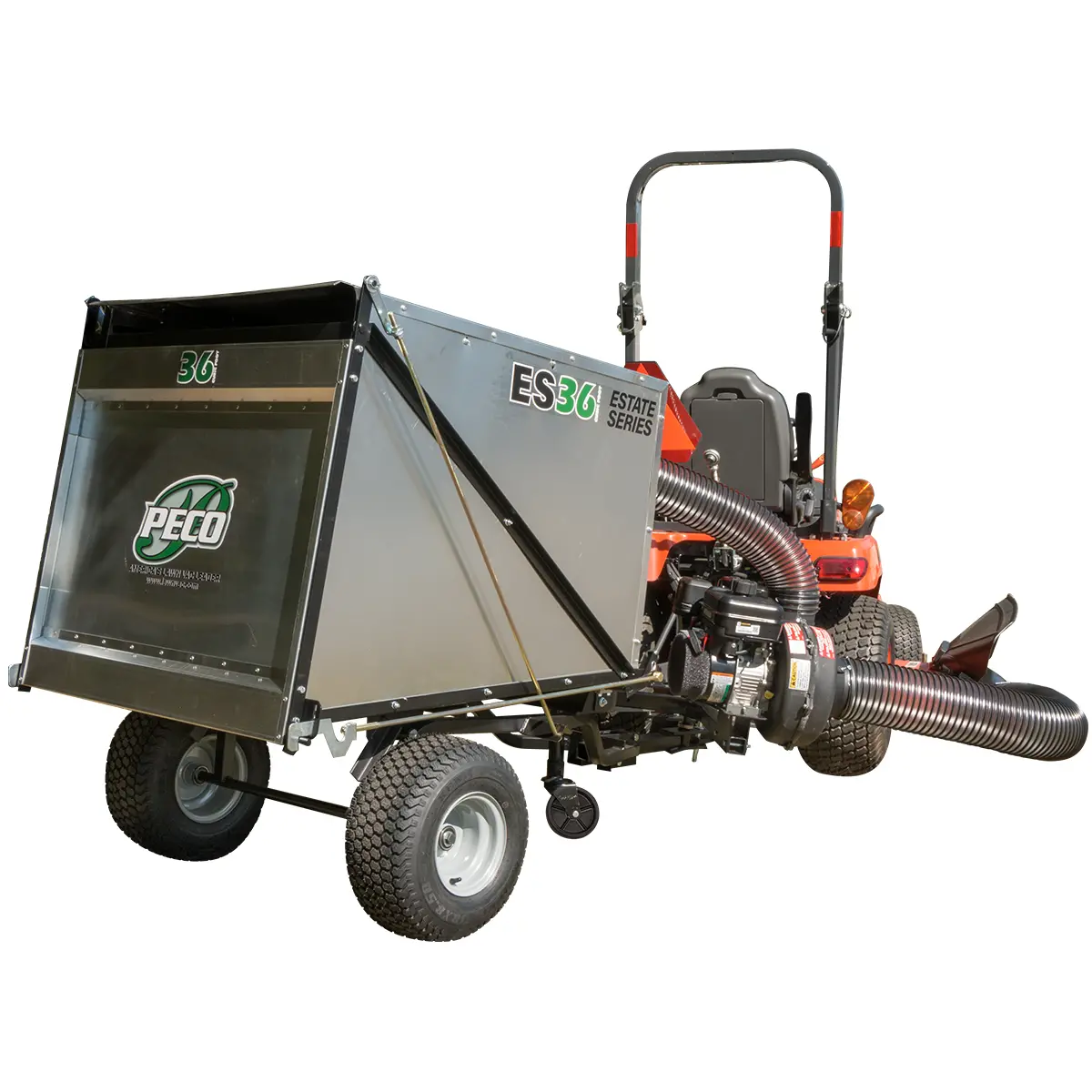 Peco Estate Series Es36 36 Cubic Foot Trailer Lawn Vac W/ 6.5Hp Briggs & Stratton Vanguard (793603) 1