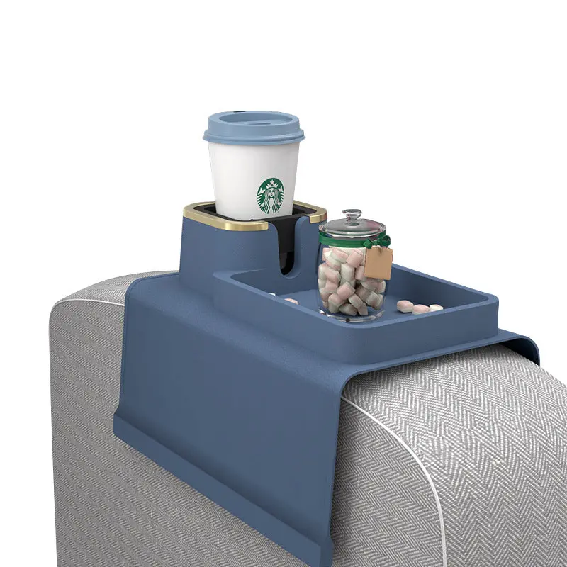 Sofa Tray Drink Holder & Tissue Holder 1