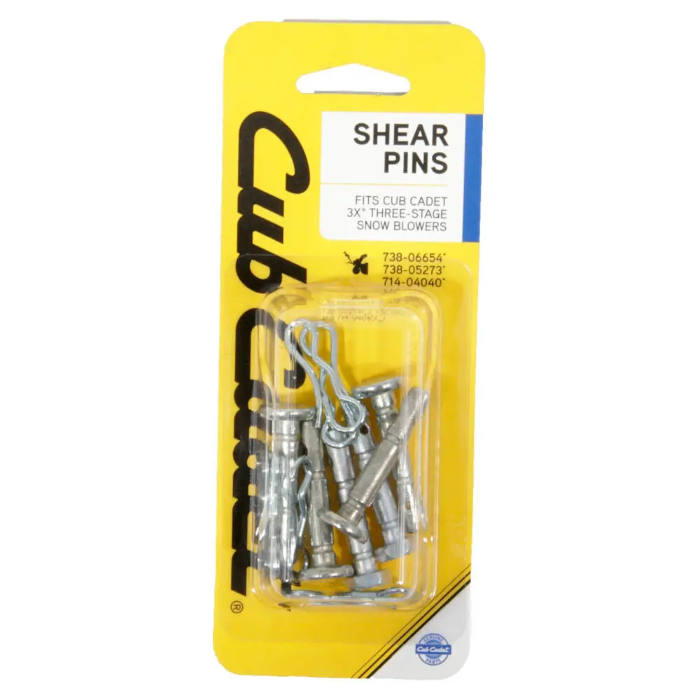 Cub Cadet 3X Shear Pins (490-241-C062) 1