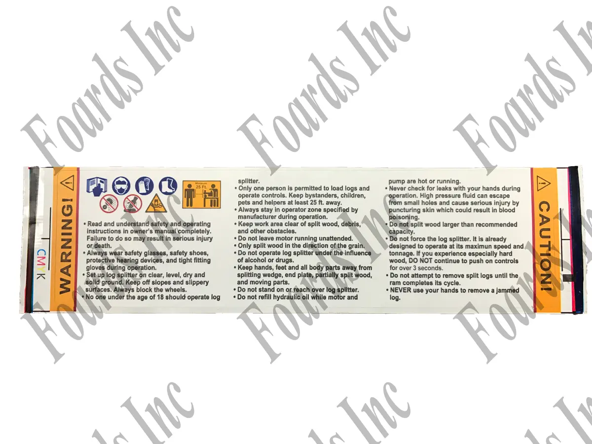 (410-231) Warning Caution - Decal 1