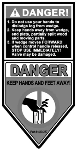 (410-237) Danger Decal 1