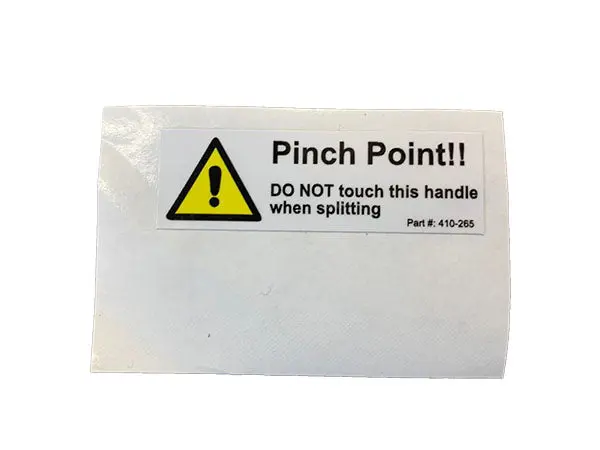 (410-265) Pinch Point Decal 1