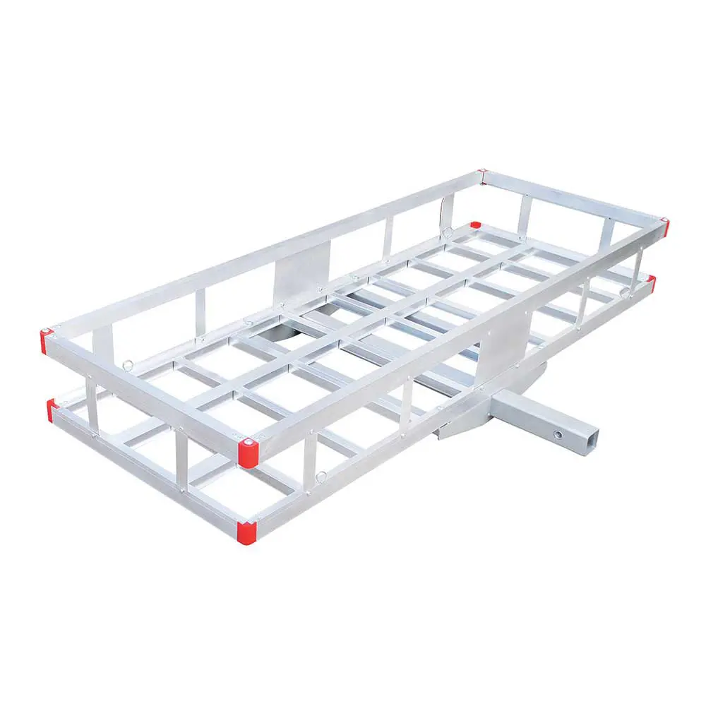 (41081.Ult) Ultra-Tow Aluminum Hitch Cargo Carrier | 500-Lb. Cap | Silver | 60-In. X 22.5-In. X 8-In. 1