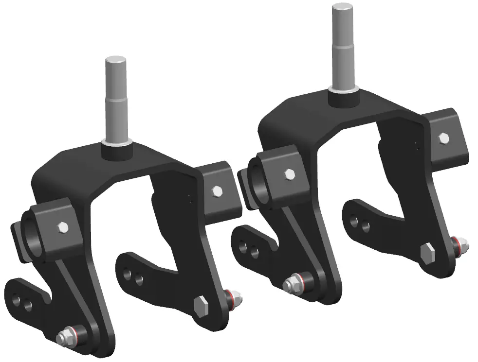 (4369086) Dixie Chopper Blackhawk And Blackhawk Hp Springer Fork Set 1