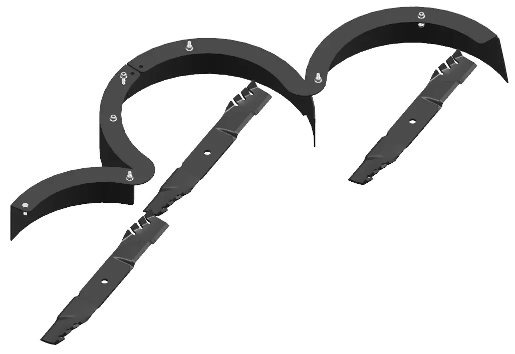 (4385108) Dixie Chopper Blackhawk, Blackhawk Hp And Eagle 54" Mulch Kit W/ Blades 1