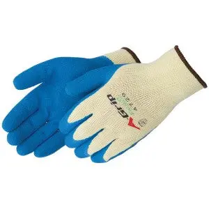 Glove Blue Latex Palm 1