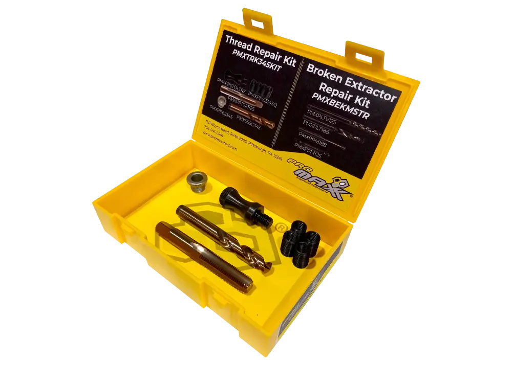 Thread Repair Kit With Ultra-Torque 8Mm Black Oxide Inserts For Exhaust Manifold Bolts And More 2