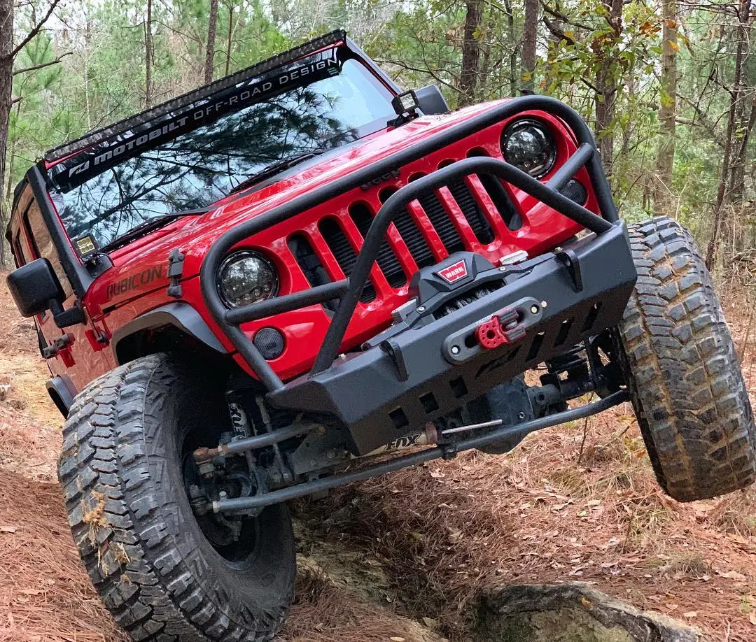 Crusher Front Bumper W/Grill Hoop And Stinger For Jeep Jk / Jku 1