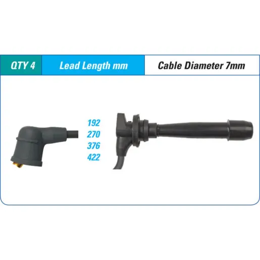 Hyundai Excel Spark Plug Lead Kit 1